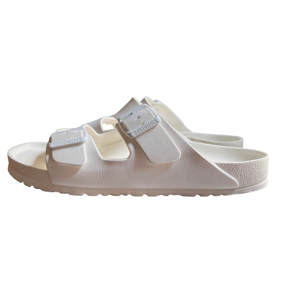 Birkenstock Arizona 2 Strap EVA Men's Sandals-White-Euro 43 US 12 - Picture 5 of 16